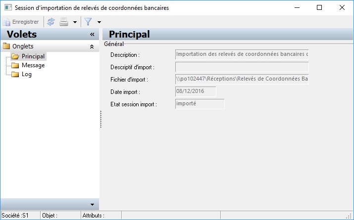 Consultation du log associé à la session